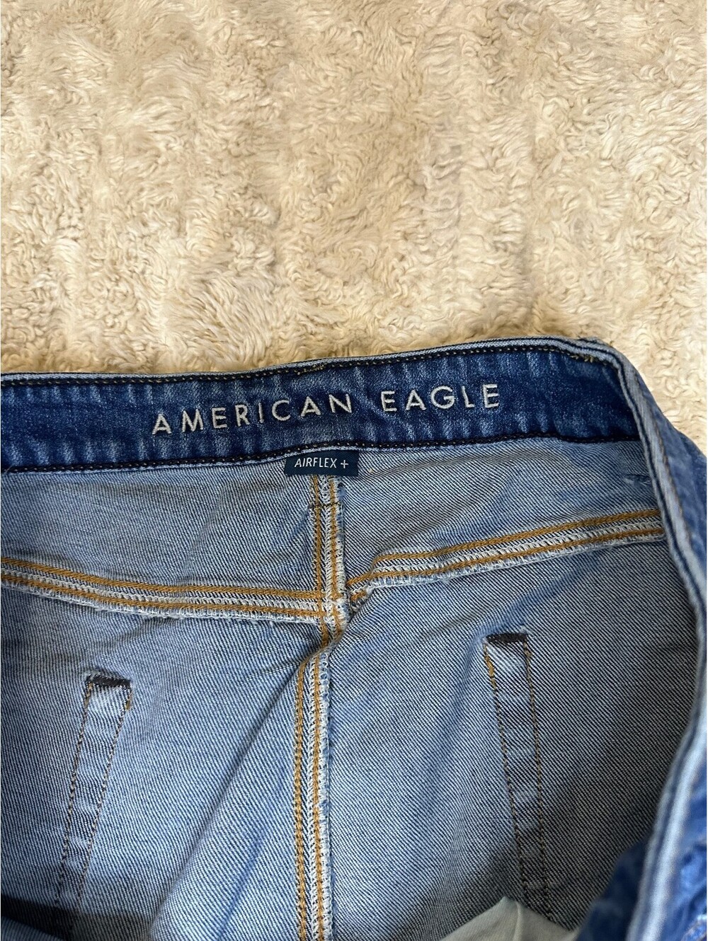 American Eagle Original Straight AirFlex+ medium wash denim jeans 40x32 - Picture 4 of 8